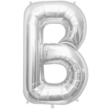 BALLOON 16 inch Letter B - Silver BALLOON 16 inch Letter B - Silver