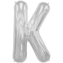 BALLOON 16 inch Letter K - Silver BALLOON 16 inch Letter K - Silver