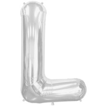BALLOON 16 inch Letter L - Silver BALLOON 16 inch Letter L - Silver