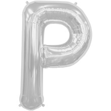 BALLOON 16 inch Letter P - Silver BALLOON 16 inch Letter P - Silver