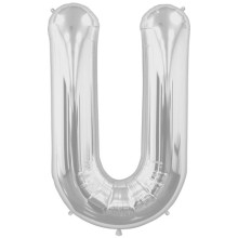 BALLOON 16 inch Letter U - Silver BALLOON 16 inch Letter U - Silver