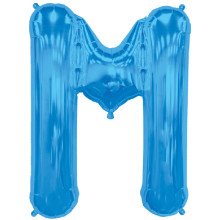 BALLOON 16 inch Letter M - Blue