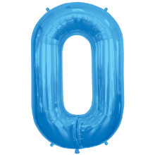 BALLOON 16 inch Letter O - Blue