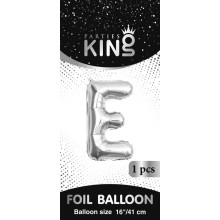 16 inch Letter E - Silver Balloons
