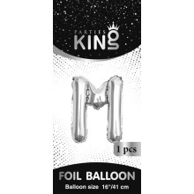 16 inch Letter M - Silver Balloons 16 inch Letter M - Silver Balloons