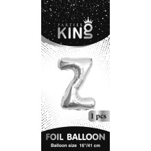 16 inch Letter Z - Silver Balloons