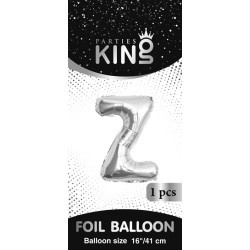 16 inch Letter Z - Silver Balloons