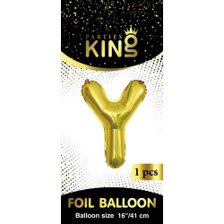 16 inch Letter Y - Gold Balloons