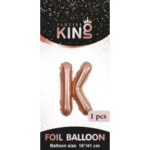 16 inch Letter K - Rose Gold Balloons 16 inch Letter K - Rose Gold Balloons