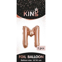 16 inch Letter M - Rose Gold Balloons 16 inch Letter M - Rose Gold Balloons