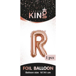 16 inch Letter R - Rose Gold Balloons