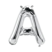 بالون فويل فضي حرف A - مقاس 34 إنش بالون فويل فضي حرف A - مقاس 34 إنش