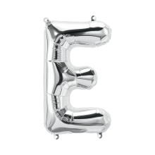 BALLOON 34 inch Letter E - Silver BALLOON 34 inch Letter E - Silver