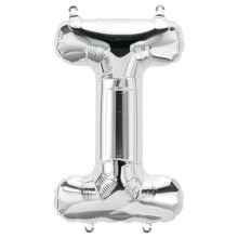 بالون فويل فضي حرف I - مقاس 34 إنش بالون فويل فضي حرف I - مقاس 34 إنش