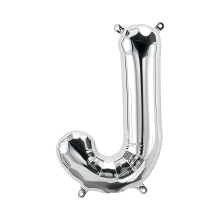 BALLOON 34 inch Letter J - Silver BALLOON 34 inch Letter J - Silver