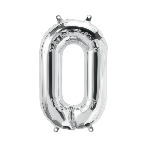 BALLOON 34 inch Letter O - Silver