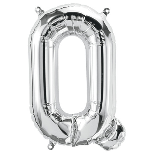 بالون فويل فضي حرف Q - مقاس 34 إنش بالون فويل فضي حرف Q - مقاس 34 إنش