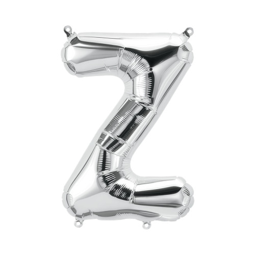 بالون فويل فضي حرف Z - مقاس 34 إنش بالون فويل فضي حرف Z - مقاس 34 إنش