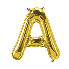 34 inch Gold Letter "A" Foil Balloon 34 inch Gold Letter "A" Foil Balloon