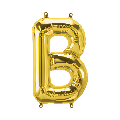 34 inch Gold Letter B Foil Balloon