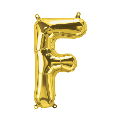 34 inch Gold Letter F Foil Balloon 34 inch Gold Letter F Foil Balloon