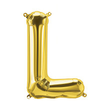 بالون فويل ذهبي حرف L - مقاس 34 إنش بالون فويل ذهبي حرف L - مقاس 34 إنش