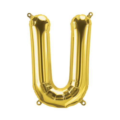 بالون فويل ذهبي حرف U - مقاس 34 إنش