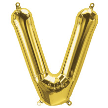 بالون فويل ذهبي حرف V - مقاس 34 إنش بالون فويل ذهبي حرف V - مقاس 34 إنش