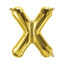 بالون فويل ذهبي حرف X - مقاس 34 إنش
