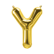 بالون فويل ذهبي حرف Y - مقاس 34 إنش بالون فويل ذهبي حرف Y - مقاس 34 إنش