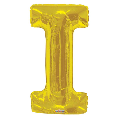 BALLOON 34 inch Letter I - Gold