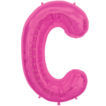BALLOON 34 inch Letter C - Magenta BALLOON 34 inch Letter C - Magenta