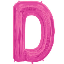 BALLOON 34 inch Letter D - Magenta BALLOON 34 inch Letter D - Magenta