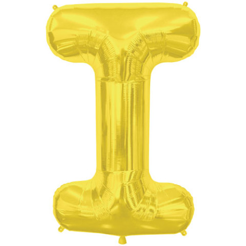 BALLOON 34 inch Letter I - Gold BALLOON 34 inch Letter I - Gold