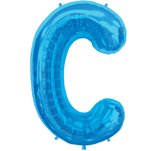 BALLOON 34 inch Letter C - Blue BALLOON 34 inch Letter C - Blue
