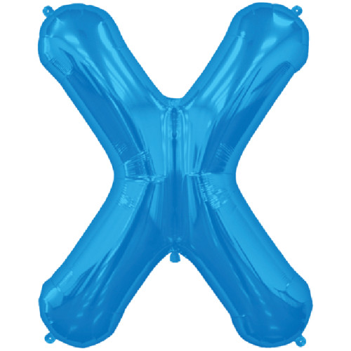 BALLOON 34 inch Letter X - Blue