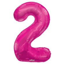 BALLOON 34 inch Number 2 - Magenta BALLOON 34 inch Number 2 - Magenta