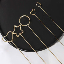 10 Pieces Metal Wire Floral Place Card Holder - Hearts 10 Pieces Metal Wire Floral Place Card Holder - Hearts