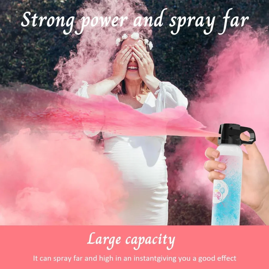 Gender Reveal Fire Extinguisher Color Blasters,300gm big Pink