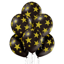 12 inch Stars (black) balloon 6 pcs 12 inch Stars (black) balloon 6 pcs