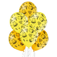 12 inch Bees balloon 6 pcs 12 inch Bees balloon 6 pcs