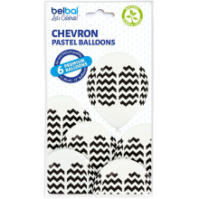12 inch Chevron balloon 6 pcs