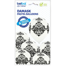 بالون دمشقي مطبوع 12 إنش (6حبات)
