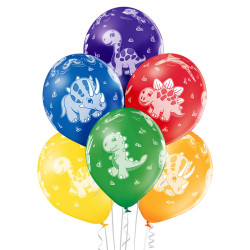 12 inch Dinosaurs balloon 6 pcs