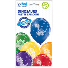 12 inch Dinosaurs balloon 6 pcs