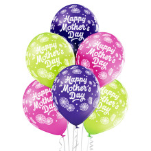 12 inch Happy Mothers Day balloon 6 pcs 12 inch Happy Mothers Day balloon 6 pcs