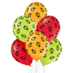 12 inch Ladybugs balloon 6 pcs
