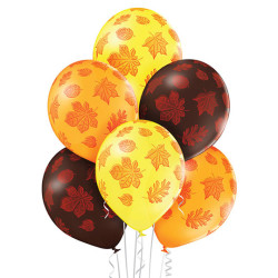 12 inch Leaves balloon 6 pcs