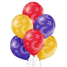 12 inch Moon and Stars balloon 6 pcs 12 inch Moon and Stars balloon 6 pcs