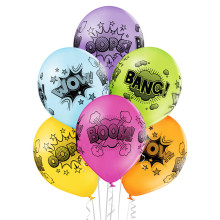 12 inch Comic Bubbles balloon 6 pcs 12 inch Comic Bubbles balloon 6 pcs